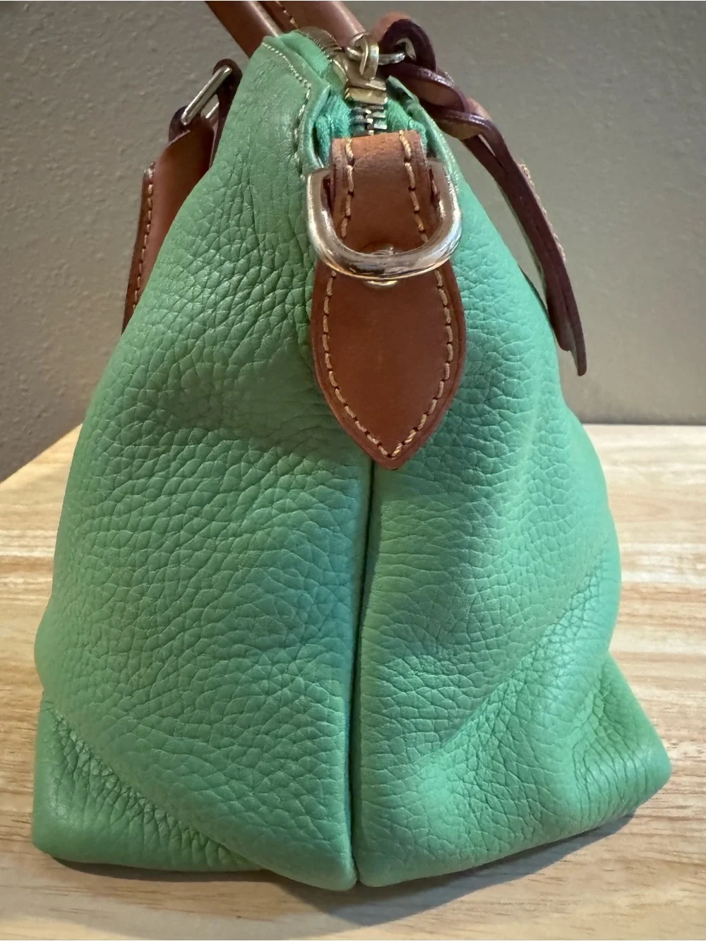 Dooney & Bourke Pebble Leather Satchel